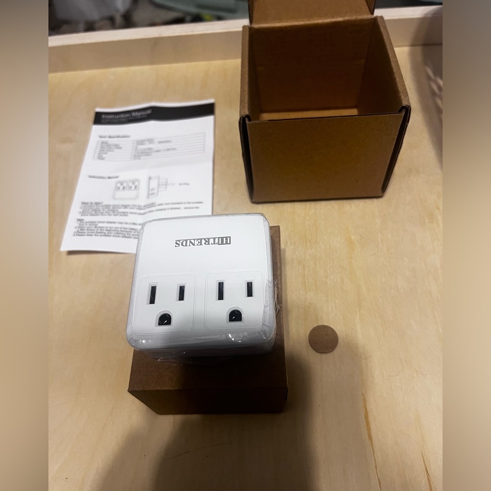 EU to US Wall outlet Adapter